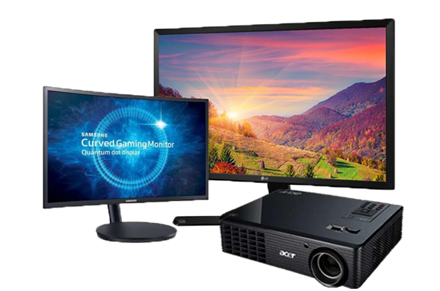 Monitors, TVs Commercial Displays